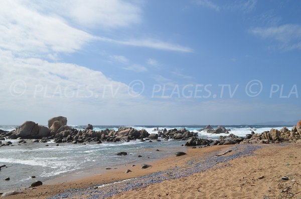 Crique de sable sauvage à Vicolo - Coti Chiavari en Corse