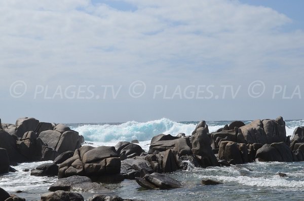 Secret beach in Coti Chiavari