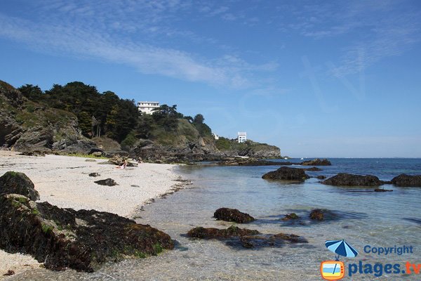 Photo de la plage de Castoul au Palais à Belle Ile en Mer