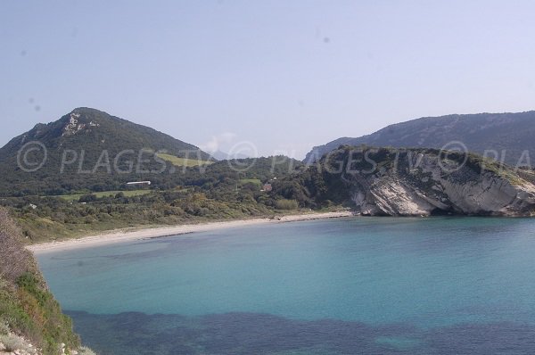 Plage de Catarelli entre St Florent et le Cap Corse