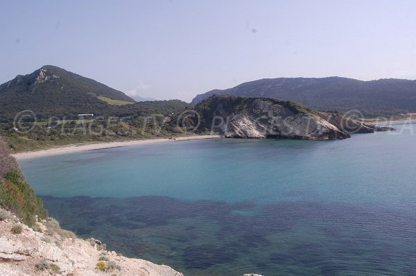 Plage de Catarelli à Farigole en Corse