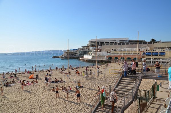 Beach near Cercle des Nageurs of Marseille