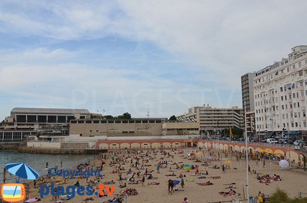 Plage à Marseille à proximité du Vieux Port