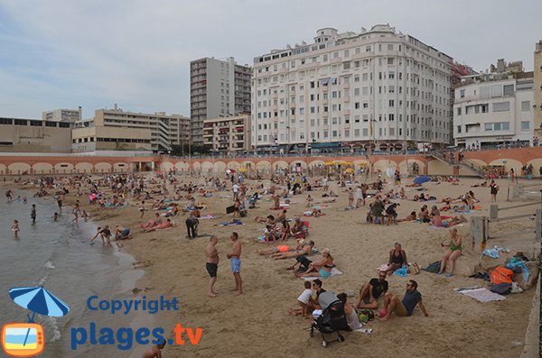 Spiaggia in centro citta di Marsiglia