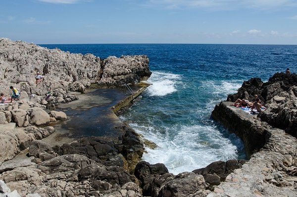 Spiaggia di Cap Ferrat davanti al Grand Hotel