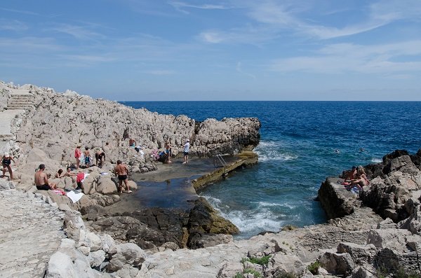 Bathing near Cap Ferrat point