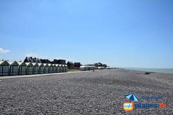 Centre de Cayeux avec sa plage