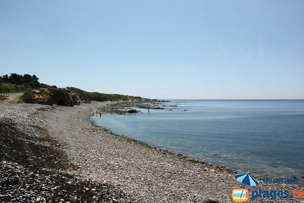 Cayola beach in Château d'Olonne in France