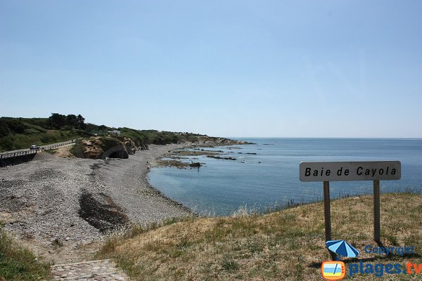 Bay of Cayola - Château d'Olonne