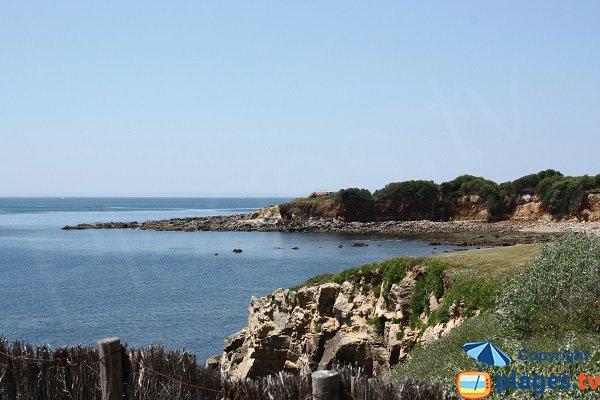 Criques au niveau de la pointe de Cayola à Chateau d'Olonne