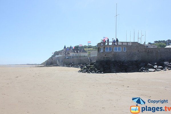 Beach in Arromanches les Bains - France