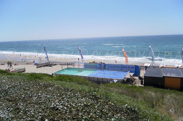 Beach club in Biscarrosse