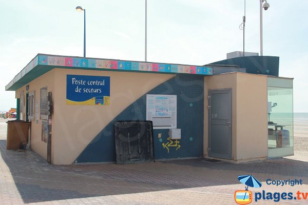 First aid station in Bray-Dunes