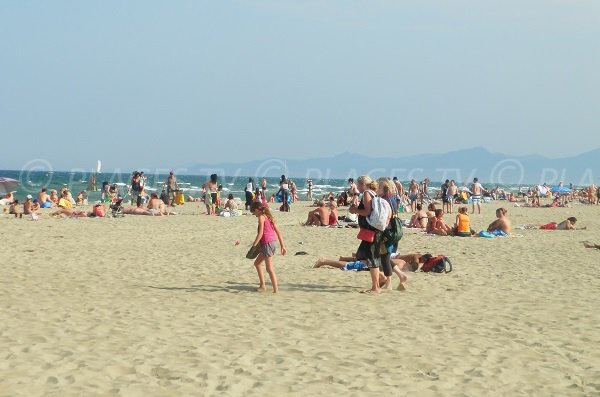 Photo of Central beach of Canet en Roussillon - France