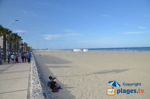 Spiaggia Centrale a Canet Roussillon - Francia