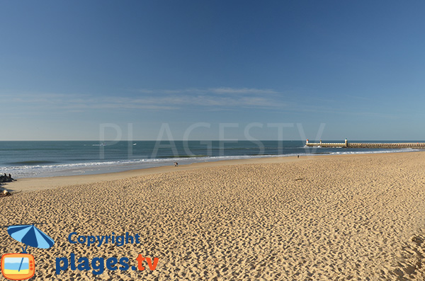 Central beach in Capbreton