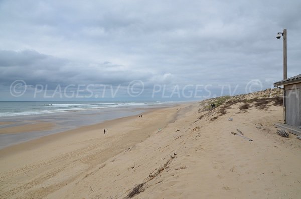 Central beach in Carcans - France