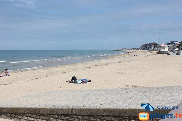 Plage Juno Beach à Courseulles sur Mer - Plage du débarquement