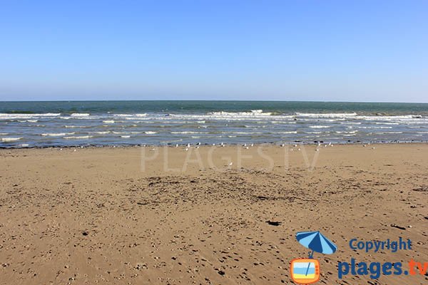 Central beach of Grandcamp Maisy - Normandy