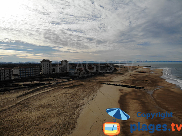 Hossegor avec vue sur les Pyrénées