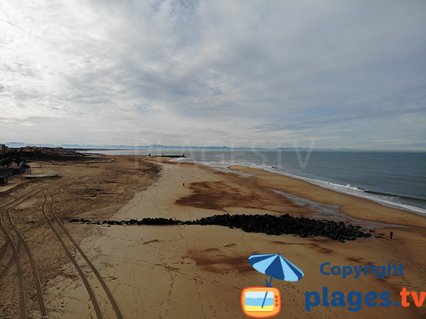 Foto della spiaggia centrale a Hossegor - Landes