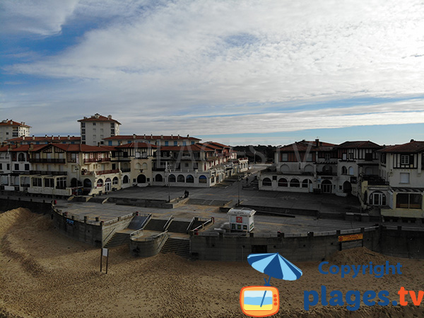 Main street in Hossegor - France