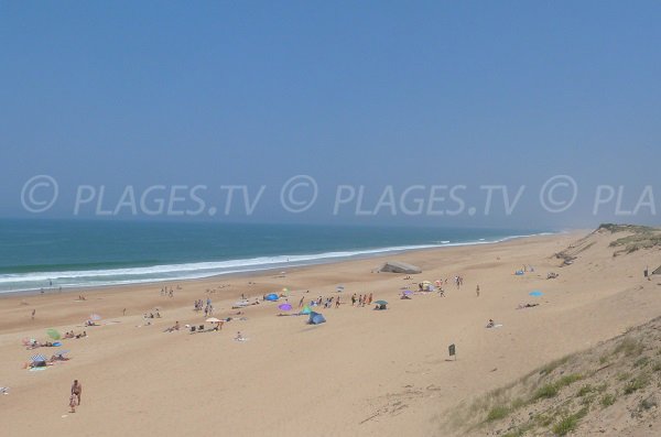 Nord beach in Labenne - France