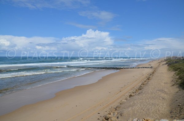 Beach in Lacanau-Océan in France