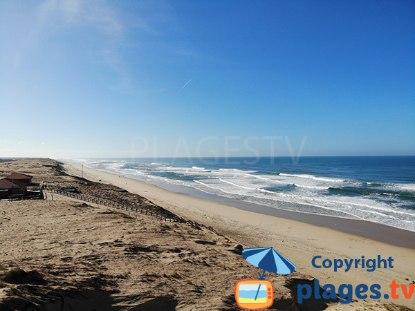 Beach in Messanges - France