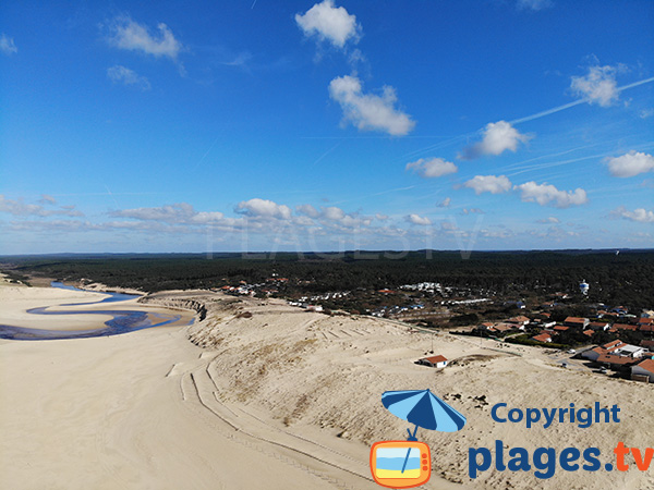 Courant d'Huchet et plage de Moliets et Maa