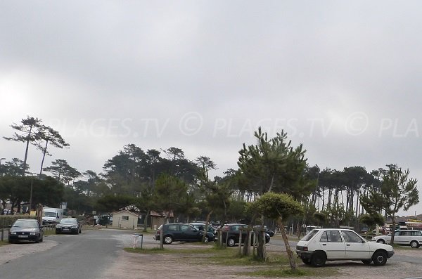 parcheggio gratuito della spiaggia Centrale di Moliets et Maa