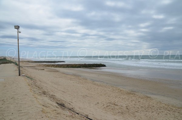 Beach in Montalivet in France - Gironde