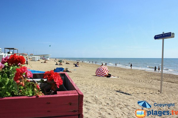 Main beach of Notre Dame de Monts