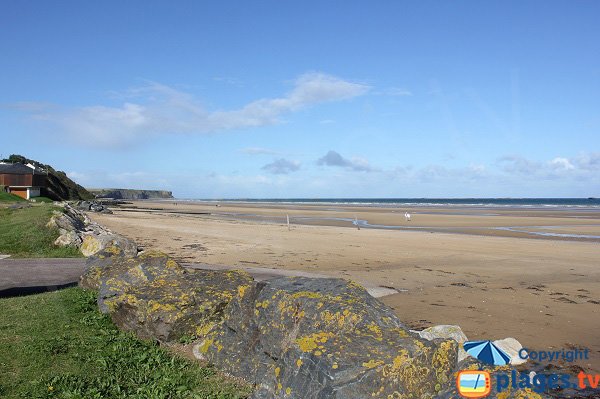 Photo of Central beach of Saint Come de Fresné - Normandy