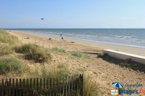 Foto della spiaggia delle Mouettes a Notre Dame de Monts