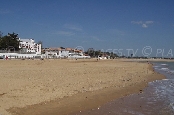 Plage dans le centre de La Tranche sur Mer