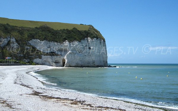 Plage de Yport devant le casino