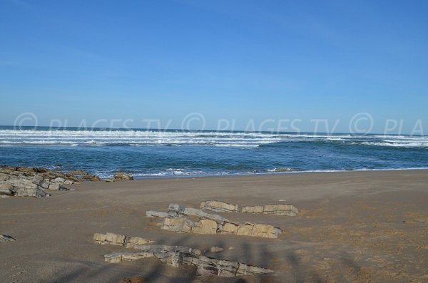 Foto della spiaggia del centro Bidart