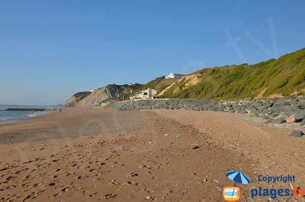 Plage de Bidart dans le centre ville