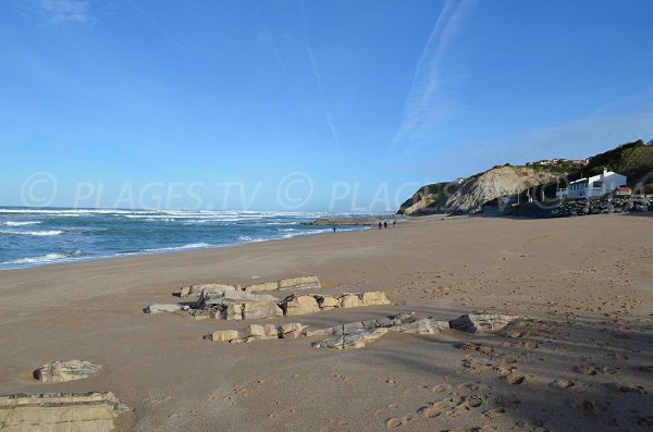 Plage du centre à Bidart