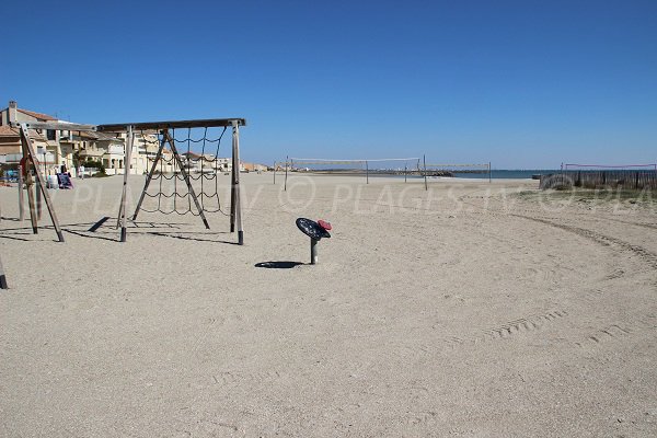 giogchi per bambini - spiaggia a Carnon