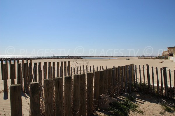 Spiaggia del Centro a Carnon-Plage - Francia