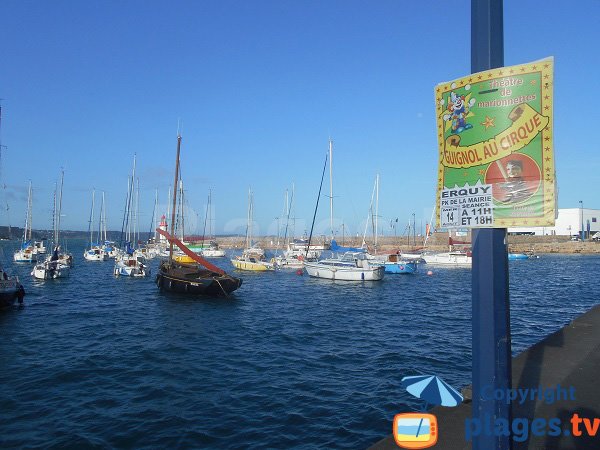 Porto di Erquy in Francia