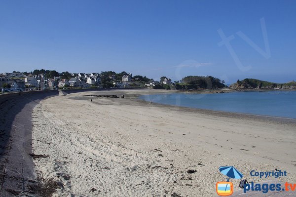 Photo de la plage du centre d'Erquy