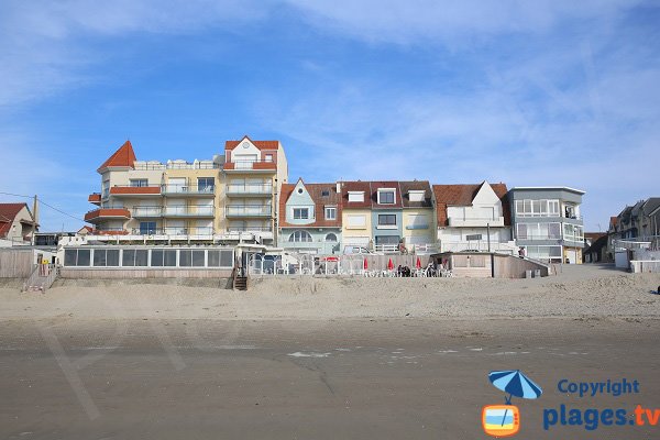 Restaurant and lifeguard station in Merlimont