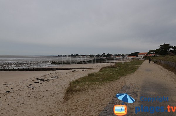 Photo de la plage du Centre à Les Moutiers en Retz