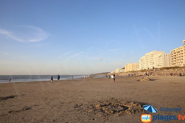 Spiaggia del Centro Nautico di Hardelot - Francia