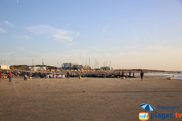 Environnement de la plage du centre nautique - Hardelot