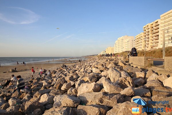 Foto della spiaggia del Centro Nautico di Hardelot - Francia