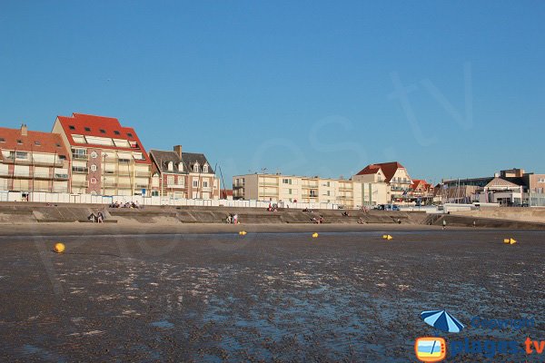 Photo of nautical center beach in Wimereux in France